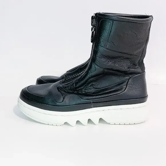 Air Jordan AJ 1 Jester XX Black Zip Sneakers - Picture 3 of 12